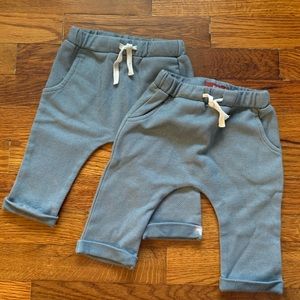 Milkbarn harem pants 3-6m lot of 2